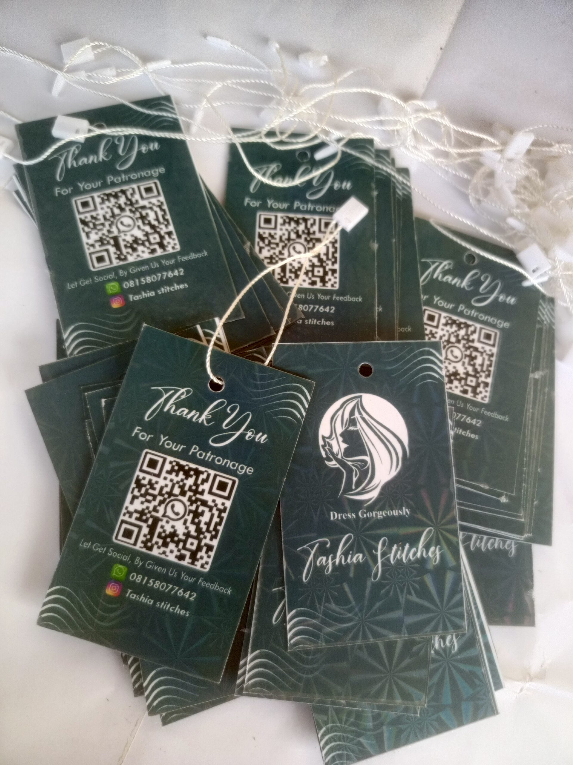 Brand tag label