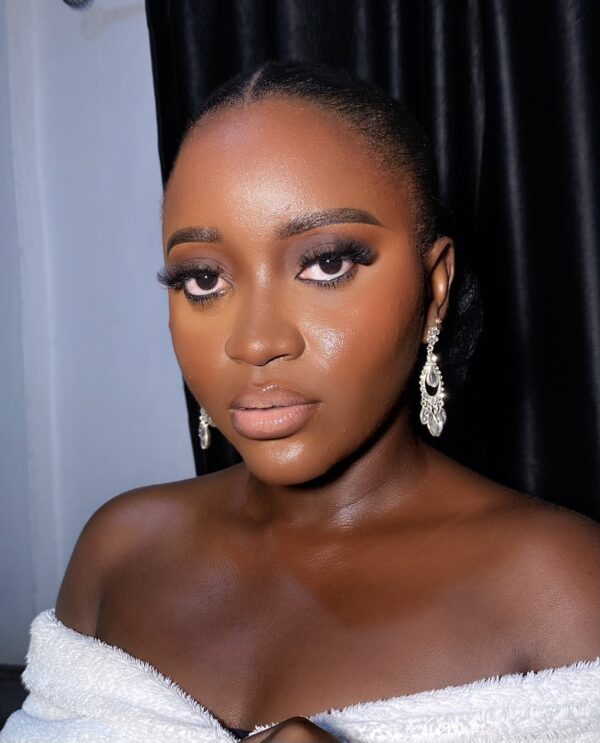 Bridal makeup and hairstyling