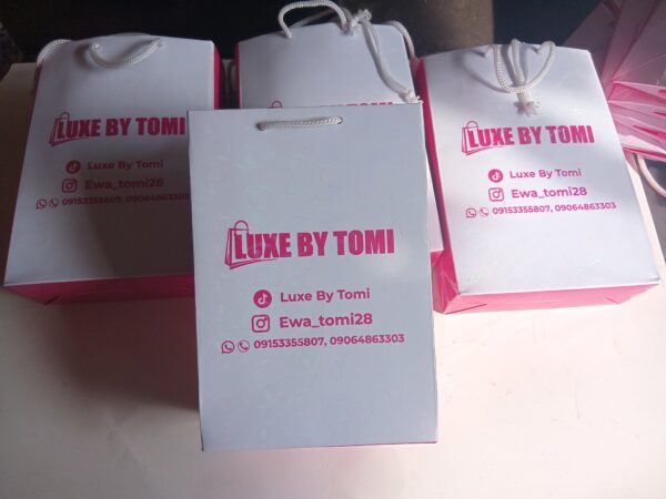 A4 size portrait paper bag