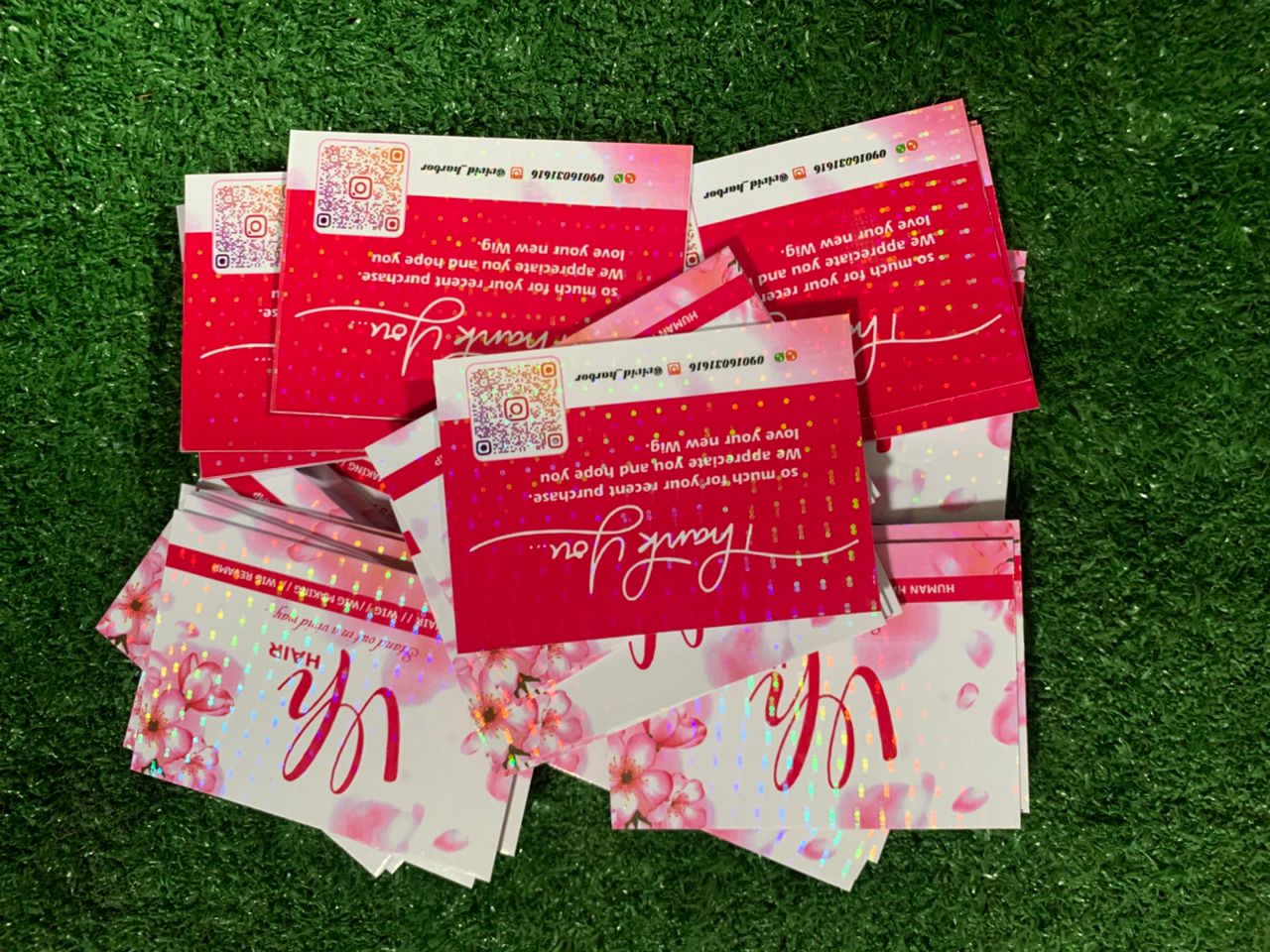 Brand thank you card