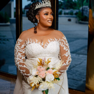 2 in 1 piece detachable luxury wedding dress