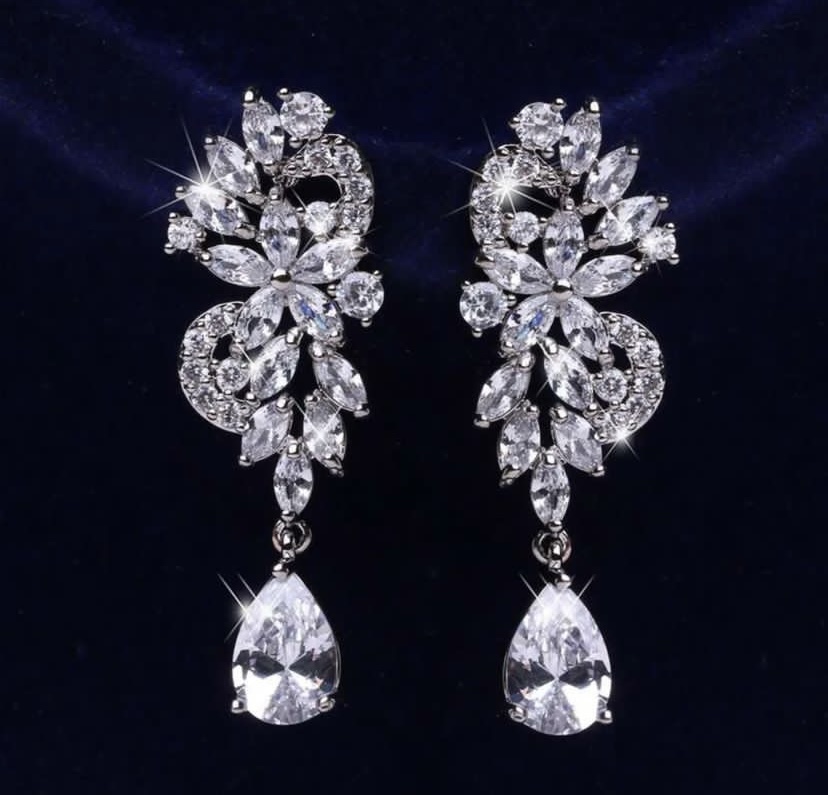 Bride’s Crystal Earrings